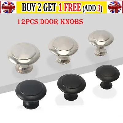 £5.59 • Buy 12Pcs Set Stainless Steel Door Knobs Cabinet Handles Cupboard Kitchen Drawer Set