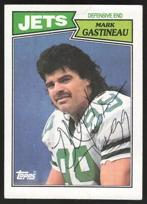 Mark Gastineau Signed Auto Autograph Card 1987 Topps #135 New York Jets • $7