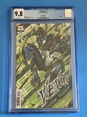 Venom #4 CGC 9.8 Jonboy Meyers 1:25 Variant 1st Appearance New Suit White Pages • $58.79