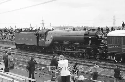 Photo  Class A3 Pacific No. 4472 Flying Scotsman At Rainhill. • £1.85