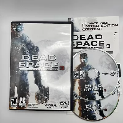 Dead Space 3: Limited Edition PC DVD Rom GAME Complete With Manual Free Postage • $17.95