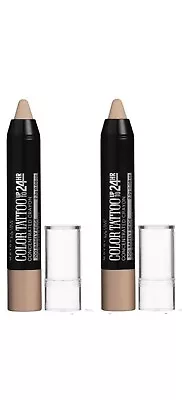 2 Pack- Maybelline New York Color Tattoo 24 Hour Crayon 700 Barely Beige • $9.90