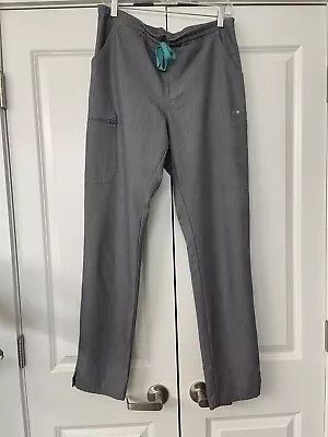 Figs Medium Tall Scrub Pants Women Gray—euc • $15.99