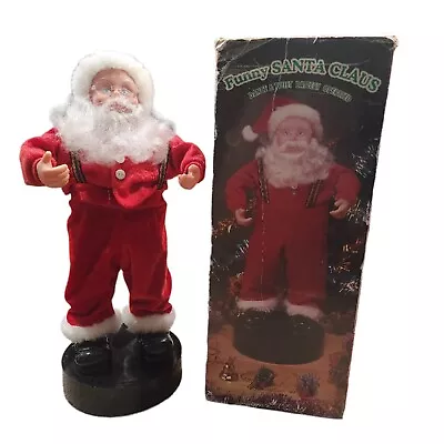 Dancing Santa Vintage Battery Operated FUNNY SANTA CLAUS Dance Twist ▶️See Video • $30.35