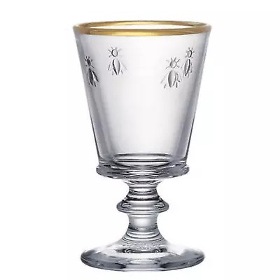 La Rochere - Limited Edition Gold Bee Wine Glasses Set-4 • $65