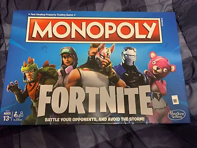 Fortnite Monopoly Limited Edition Board Game Hasbro - Complete Excellent Shape • $9.95