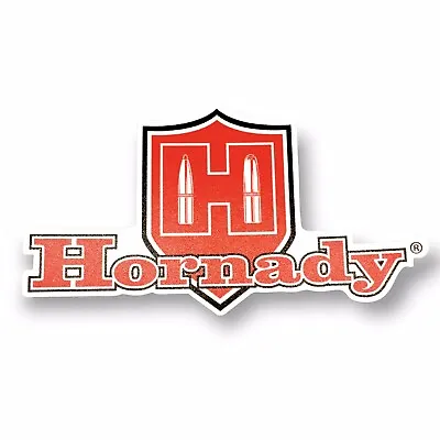 Hornady Die Cut Sticker Firearms Ammunition Gun Safe Car Outdoor Decal 4in X 2in • $5