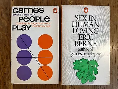 Games People Play - Sex In Human Loving By Eric Berne UK Penguin PB Set Vintage • £14.99