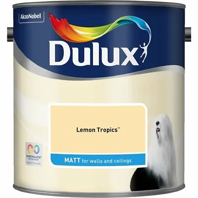 £14.99 • Buy Dulux Lemon Tropics Matt 2.5L
