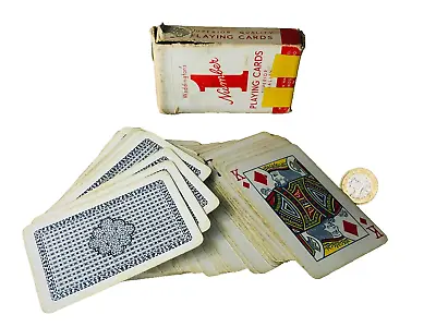 Playing Cards Game Waddingtons Number 1 Vintage Original Ra • £5.54