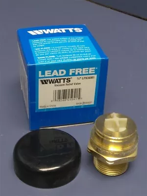$26.95 • Buy Watts 3/4  Vacuum Relief Valve, LFN36M1, 0556031, Lead Free Brass