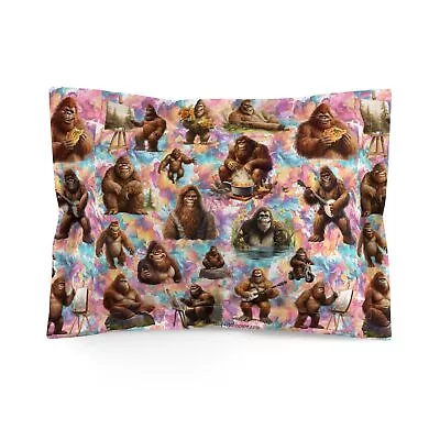Sasquatch Bigfoot Funny Pillow Sham Case Cover - 2 Sizes • $26.63