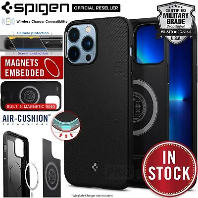 For IPhone 13 12 Pro Max Case SPIGEN Mag Armor MagSafe Compatible Cushion Cover • $49.99