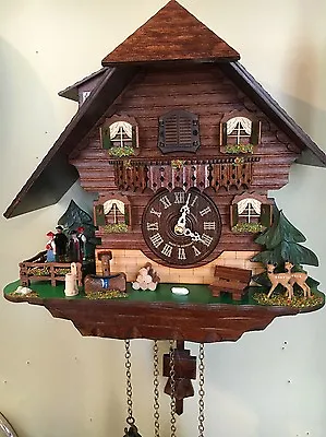 Hermle Heidelberg Cuckoo Wall Clock By Hermle Model # 45000 • $328
