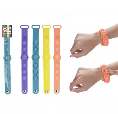 £2.25 • Buy Fidget Popper Bracelets Sensory Stress Relief Toy