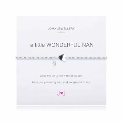 Joma Jewellery Silver Plated Bracelet 1677 - Little Wonderful Nan • £16.95