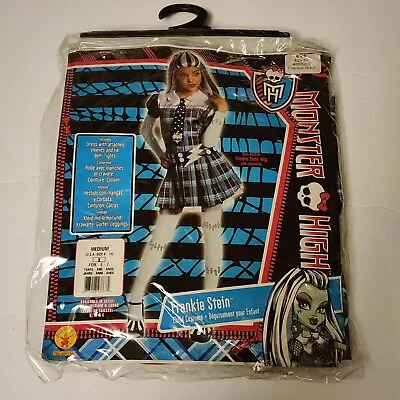 Monster High Frankie Stein Costume Size Medium 8-10 New  • $25