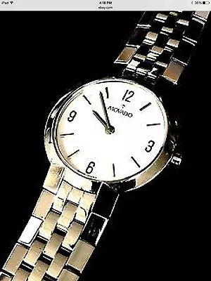 Movado Ladies Faceto White Face S/s Brand New • $625