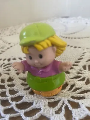 Fisher Price Little People Figure Toy Baby Zoo Animal Keeper Girl 1998 • $10