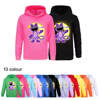 Catnap Kids Casual Sweatshirt Hoodie Hooded Tee Top TShirt Pullover Jumper • £11.89