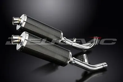 Delkevic 14  Carbon Fiber Oval Stubby Mufflers Yamaha VMAX 1700 - 09-19 Exhaust • $525.99