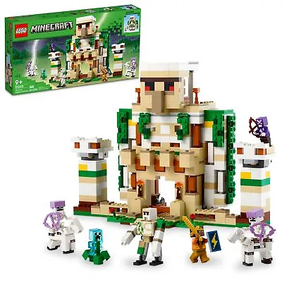 New LEGO 21250 Minecraft The Iron Golem Fortress Buildable Castle Toy Kit • $74.99