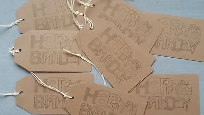 10 X Luggage Labels Gift Tags Crafts Birthday Gift Wrap • £4