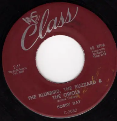 Bobby Day – The Bluebird The Buzzard & The Oriole 1958 Class R&R VG Plays Clean • $10