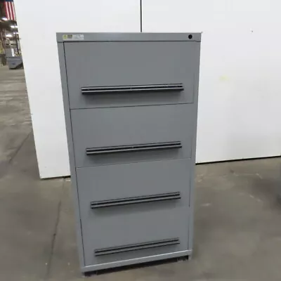 Stanley Vidmar 4-Drawer Industrial Parts Tool Storage Shop Cabinet 30 X28 X59  • $1299.99
