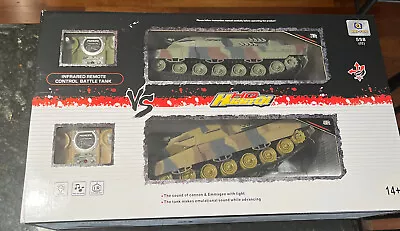 1:18 UNI FUN Remote Control Set Of Two Tanks NEW • $34.99