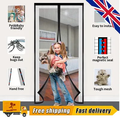£5.99 • Buy Magic Door Screen Magnetic Mesh Net Anti Mosquito Insect Fly Bug Guard Curtain Q