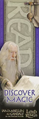 Gandalf Ian McKellen Lord Of The Rings Bookmark MINT NEW CONDITION LOTR Hobbit • £6.75