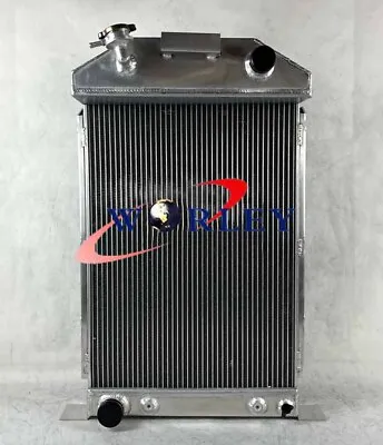$290 • Buy 3 Row Aluminum Radiator For 1933-1934 Ford Car W/ Ford V Engine AT/MT