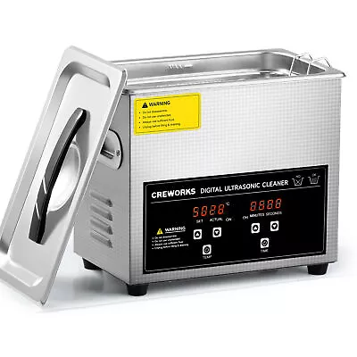 Ultrasonic Cleaning Machine W Timer & Heater 3L Parts & Jewellery Cleaner More • $96.99