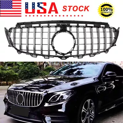 For Benz E Class W213 Sedan C238 Coupe Convertible Gtr Grille Chorme+black 16-20 • $105.99