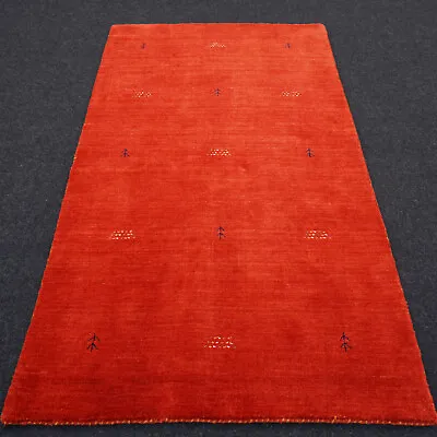 Orient Carpet Gabbeh 161 X 92 Cm Gabeh Loribaft Red Modern Handknotted Carpet • £230.56