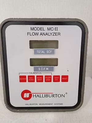 Halliburton Mc-ii Flow Analyzer / Nuflo Mcii • $485