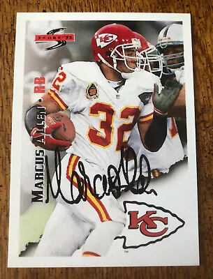 Marcus Allen Hand Autographed Signed 1995 Score #44 Kansas City Chiefs MINT • $15