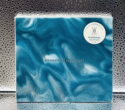 $80 • Buy Madonna Ray Of Light Sealed Cd Promo Gold Stamped 3-d Blue Reflective Satin 1998