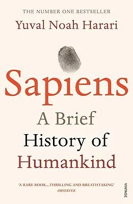 Sapiens : A Brief History Of Humankind By Yuval Noah Harari (English Paperback) • $22.88
