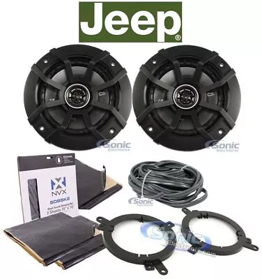 Kicker 40CS54 150W 5.25  Car Speaker Upgrade For 2007-2014 JEEP WRANGLER JK • $200.45