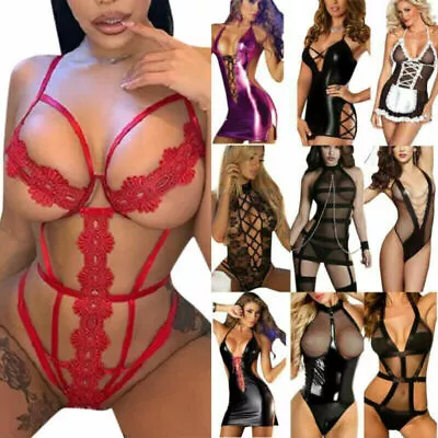 Ladies Sexy Erotic Lingeries Bodysuit Nurse Maid SM Outfits Nightdress/Sleepwear • $13.90