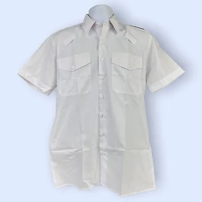 £9.99 • Buy Ex Prison Service White Shirt Formal Funeral Occasion Office Wear Security NEW