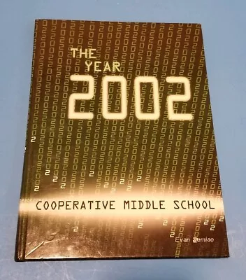 Stratham New Hampshire Cooperative Middle School Yearbook 2002 • $10