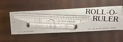 Original ROLL-O-RULER Rolling Drafting Ruler 12  Wei's CP-405 Vintage Nos • $8.50