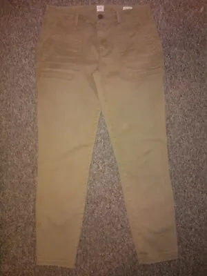 ** Sale **   Gap Tan Coloured Stretchy Skinny Ankle Denim Jeans Size 12 Uk • £7.49