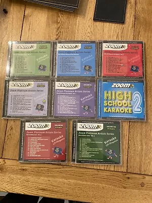 8 Zoom Karaoke Discs CD&G Sunfly Legends • £5