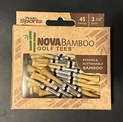 Nova Bamboo Golf Tees 3 1/4”  Pride Sports • $4.25