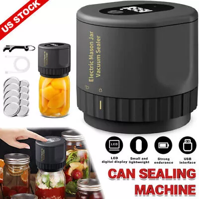 Electric Mason Jar Vacuum Sealer Kit For Wide Mouth & Regular Mouth Mason Jars • $17.56