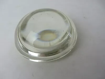 Vintage Clear Glass Round Dome Magnifying Paperweight Approx 3 1/8   #12324 • $12.24